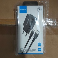 VIVAN DD02 USB charger 2. AC power plug4A
