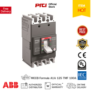 ABB MCCB เบรกเกอร์ Breaker MCCB A1A 125 TMF 100A 3P (10kA) Formula Series ใช้เป็นเมนเบรกเกอร์สำหรับไฟ 3เฟส ใช้ได้กับตู้โหลดเซ็นเตอร์รุ่น MC ABB ต้องที่ PITIGROUP