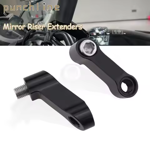 For NMAX 155 125 150 NVX 155 AEROX 155 BWS 125 SMX 155 FORCE 2.0 Mirror Riser Extenders Spacers Exte