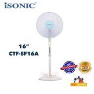 ISONIC 16” CTF-SF16A STAND FAN/ KIPAS BERDIRI 16 INCH SF16A 16 INCI (LIGHT BLUE) KIPAS DIRI