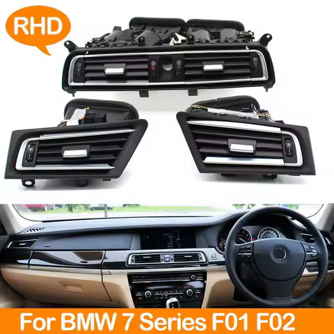 RHD Right Driver Central Left Right Air Conditioning Vent Grill Outlet Assembly For BMW 7 Series F02