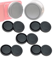 (5 Packs) Fotasy E Mount Rear Back Lens Cap Body Cap, Sony EMount Camera Lens Cover Body Cap, FE Len