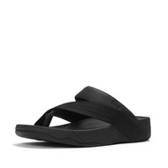 FitFlop SLING Mens Leather/Webbing Toe-Post Sandals - Black (A5T-001)