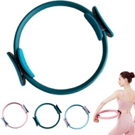 Pilates Ring Fitness Circle Lightweight Durable Foam Padded Handles Flexible Resistance Exercise Equ
