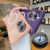 【 Shockproof 】Case For OPPO A17 A17K A97 5G phone case 2025 lens film new magnetic coil softcase MY0