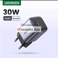 [MAXANNA] UGREEN NEXODE GAN 30W PD TYPE C ADAPTOR 30 Watt TYPE C OUTPUT CHARGER ADAPTOR/ TYPE C CHAR
