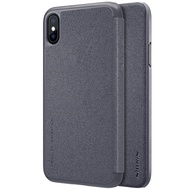 case for iphone 10 Nillkin brand Anti-knock Full screen Protector fitted Flip Leather cover case for