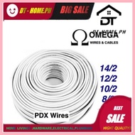 ☩ ✌ ▦ PER METER!  Pdx / Loomex Wire / Duplex Solid Wire / Dual Core Flat Wire 14/2 12/2 10/2