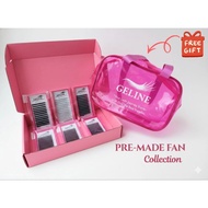 Free Lash Kit Bag save more with GELINE Pre-made fan bundle set from Easyfan,YY,3D,5D,6D,Spike