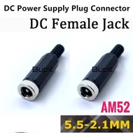 AM52 DC Power Plug Socket Jack DC Female Adapter 5.5+32.1mm