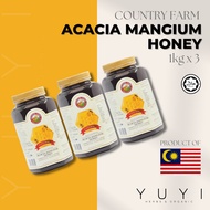 【Country Farm】Acacia Mangium Honey - 1kgX3