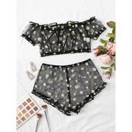 Ladies Sexy, lace, pajamas, suits 性感套头内衣薄款睡衣套装
