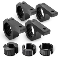 Nilight - 90020D 4PCS Mounting Bracket Kit LED Off-Road Light Horizontal Bar Tube Clamp Roof Roll Ca