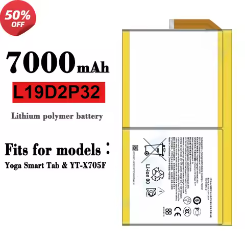 L19D2P32 7000mAh Battery For Lenovo Yoga Smart Tab YT-X705F