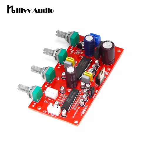 Hifi UPC1892 Stereo Preamp Amplifier Volume Tone Control Board For Diy Amp JRC2150 BBE Preamplifier 