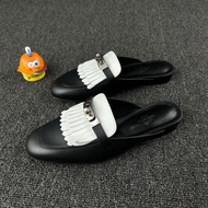 Hermes愛馬仕流蘇穆勒鞋 尺碼：36 碼 配塵袋 🈚盒