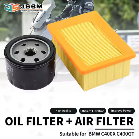 JSBM Motorcycle Accessories Air Filter Oil Filters For BMW C400X K09 C400GT K08 2018 2019 2020 2021 