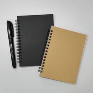 A6 Notepad Notebook Blank/Line/Dot/Grid 100pgs Easy to carry