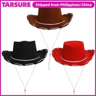 TARSUR Cowboy Hat, Cowboy Accessory Cosplay Costume Cowgirl Hat, Funny Adjustable Performance Prop D