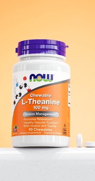 แอลธีอะนีน | L-Theanine 100 MG / 200 MG by NOW FOODS