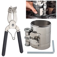 Động cơ xe hơi Vòng ép Bạc pít-tông công cụ Kích cỡ có thể điều chỉnh (53mm - 175mm) với Piston cài