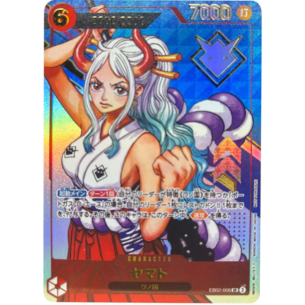 Bandai | ONE PIECE Collection Cards EB02-006 Yamato JPN DIY Self Made Game Anime Cards Gift Toy