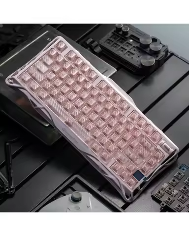 Keycap PC material Original light transmission 119 keys Pink suitable for Wooting and other mechanic