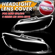1Pair Headlight Head Light Lamp Lens Cover For BMW E92 E93 Coupe M3 328I 335I Cabrio 2006-2010