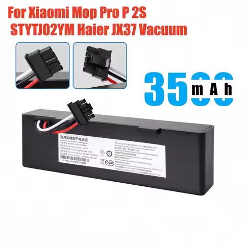 3500mAh 14.4V Replacement Battery for Xiaomi Mop Pro P 2S S12 Yunmi MVVC01 Haier JX37 Wyze WVCR200S