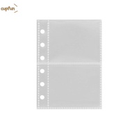 CUPFUN Multiple Pockets Sleeve, A7 Transparent Photocard Binder Sheets, PP Acid Free Photocard Holde