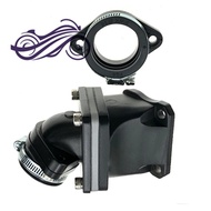 Taiwan twh grande coletor preto de carburador, aumenta 30-35mm 2 golpes para dio 50 dio50 af18 af27 