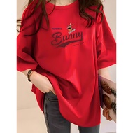 2Y881 1XL-5XL Tshirt Women Clothes T shirt Plus Size Crop Top men and women Oversize Printing Women 