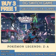 Pokémon Legends: Z-A Nintendo Switch Digital Game （BUY 3 FREE 1)
