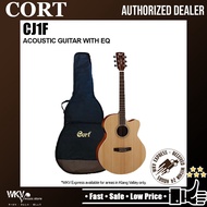 Cort CJ1F NS Acoustic Guitar With Pickup For Beginner Gitar Kapok / Electric Acoustic Guitar / EQ (CJ1FNS / CJ1F-NS)