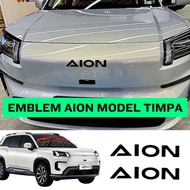 Aion V Logo Timpa Model Black Aion V Emblem/ HYPTEC Aion v Logo/ Black GAC AION V Logo/