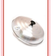 COCONUT | Extra Tebal Aluminium Periuk Tudung Kwali/Wok Cover, 28/30/33/38/40/43/45/50/55cm