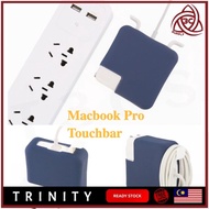 Charger Socket Head Adapter Cover Charger Protective Case Soft Silicone Protector Durable for Macboo