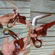 Dijual Pisau Kerambit Minang Baja Kayu Ukir Murah