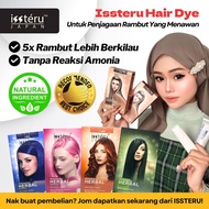 Issteru Hair Dye Japan Hair Colour Pewarna Rambut Halal Sah Solat 40ml X2