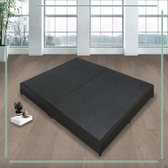 [Queen] 5 FT Waterproof PVC Divan Queen Size Bed Base - Dark Brown