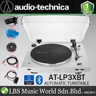 Audio Technica AT-LP3XBT Fully Automatic Belt Drive Analogue Bluetooth Turntable Black Disc Player - White (ATLP3XBT AT LP3XBT)