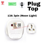 [Ready Stock] Neon 13A Plug Top / SIRIM 13A Plug Top