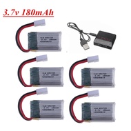 3.7V 180mAh Lipo Battery with charger For Eachine H8 JJRC H2 H8 H48 H8 Mini RC Quadcopter Drone part