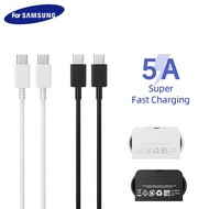 Original Samsung 1M 1.8M cable 5A Super Fast Charging PD 3.0 Fast Charger USB-Type-C For Note 20 10 