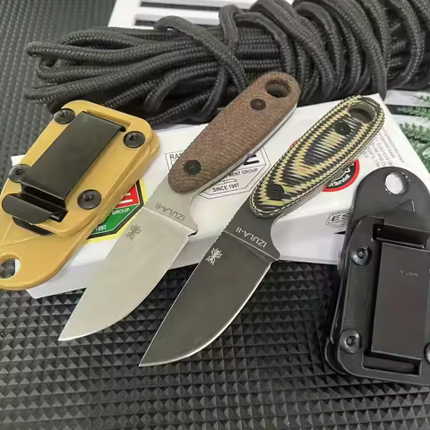 ESEE-Izula Knives - Tactical D2 Blade Outdoor Hunter Tools, Easy to Carry, Self Defense Survival Fix