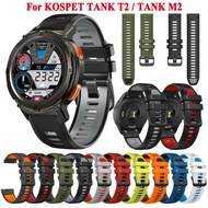 22MM Watch Strap For KOSPET TANK T3 Ultra 2 M3 T2 M2 Smartwatch Sport Silicone Band Belt Replacement