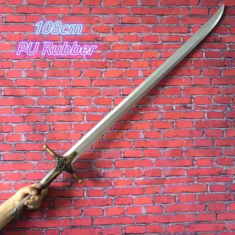 1:1 Cosplay Big Alice Sword Wild Hunt Eredin Aerondight Role Play Double Dragon Wizard Weapon Rubber