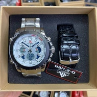 นาฬิกาแบรนด์ DZINER พร้อมกล่องแบรนด์และสายหนังเปลี่ยน งานแท้ 100%