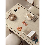Anti-Scalding Disposable Imitation Hemp Protection Retro Pad Coffee Table Anti-Cartoon Oil Desktop T
