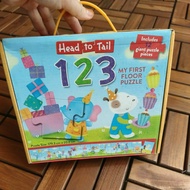 PRELOVED Puzzle Head To Tail 123 Numbers Giant Puzzle My First Floor Puzzle